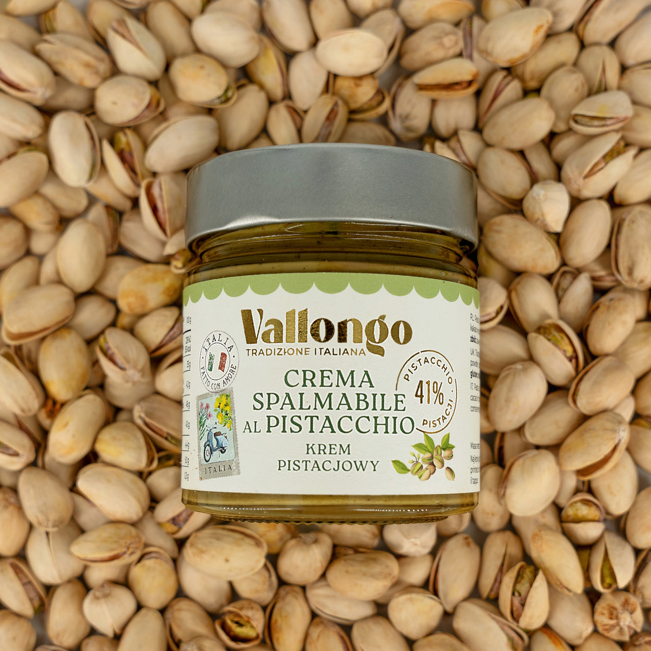 Crema Spalmabile al Pistacchio Tostato 41%