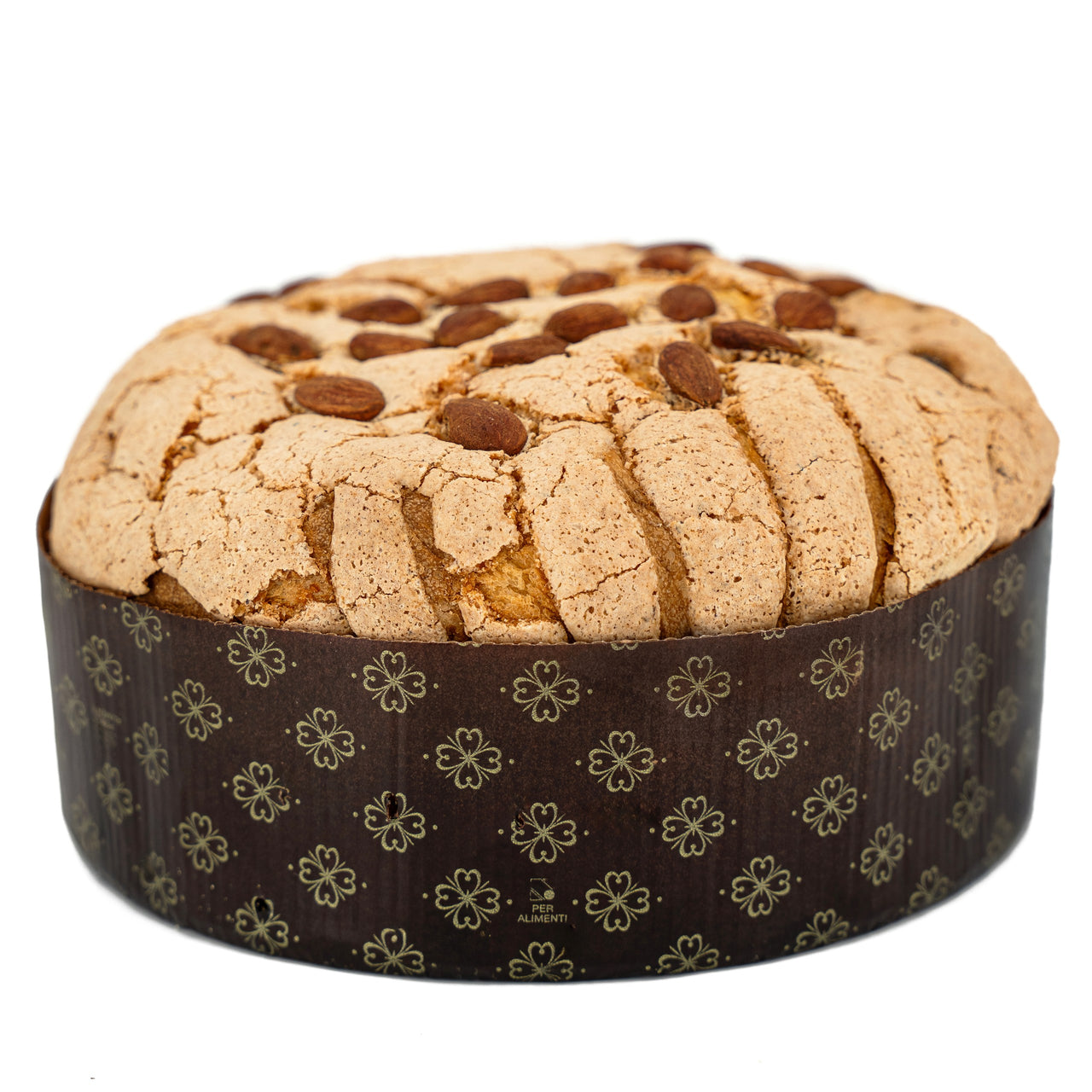 Włoska babka drożdżowa PANETTONE z rodzynkami i owocami kandyzowanymi w metalowej puszce 1 kg