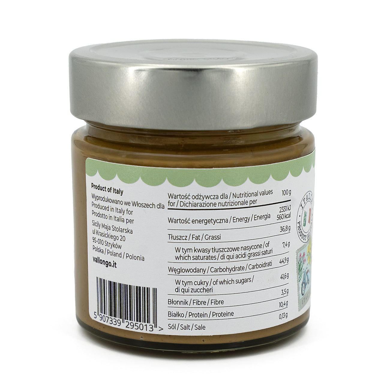 KREM PISTACJOWY 40% - 210 G