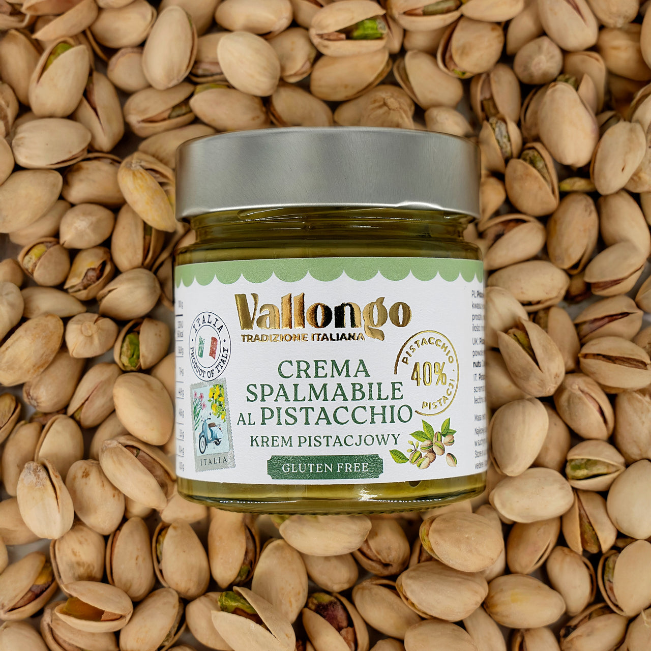 KREM PISTACJOWY 40% - 210 G