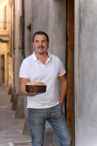 Thumbnail for Panettone z Owocami Kandyzowanymi i Rodzynkami 750 g, Krem Pistacjowy 40% 210 g, Nożyk w Prezencie