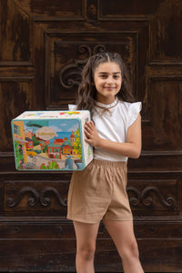 Thumbnail for COLOMBA Wielkanocne Drożdżowe Ciasto ze Skórkami Pomarańczowymi z Sycylii 1 Kg w Dużej Metalowej Puszce. 