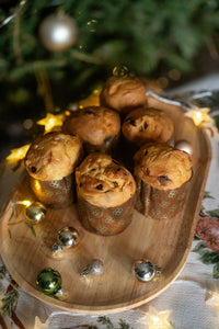 Thumbnail for Panettone Classico Senza Glassa 100 g Nella Coloratissima Latta Musicale