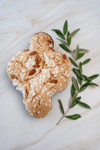 Thumbnail for COLOMBA Wielkanocne Drożdżowe Ciasto ze Skórkami Pomarańczowymi z Sycylii 1 Kg w Torbie z Ozdobną Kokardą