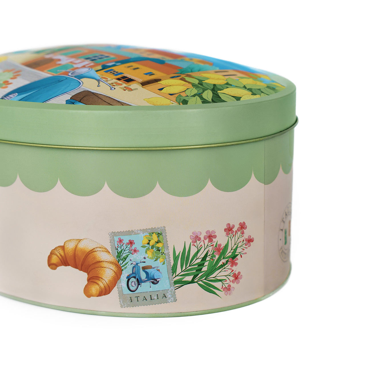 Baci di Cuneo in Latta di Metallo