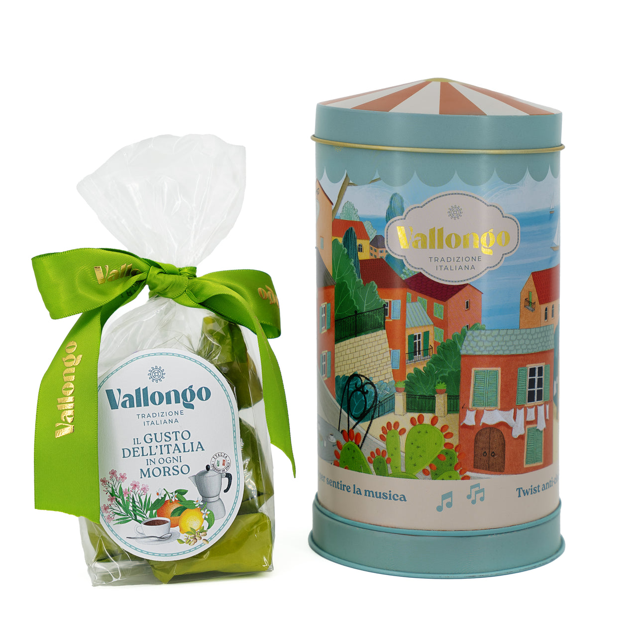 Cuneesi al Pistacchio in Latta Musicale