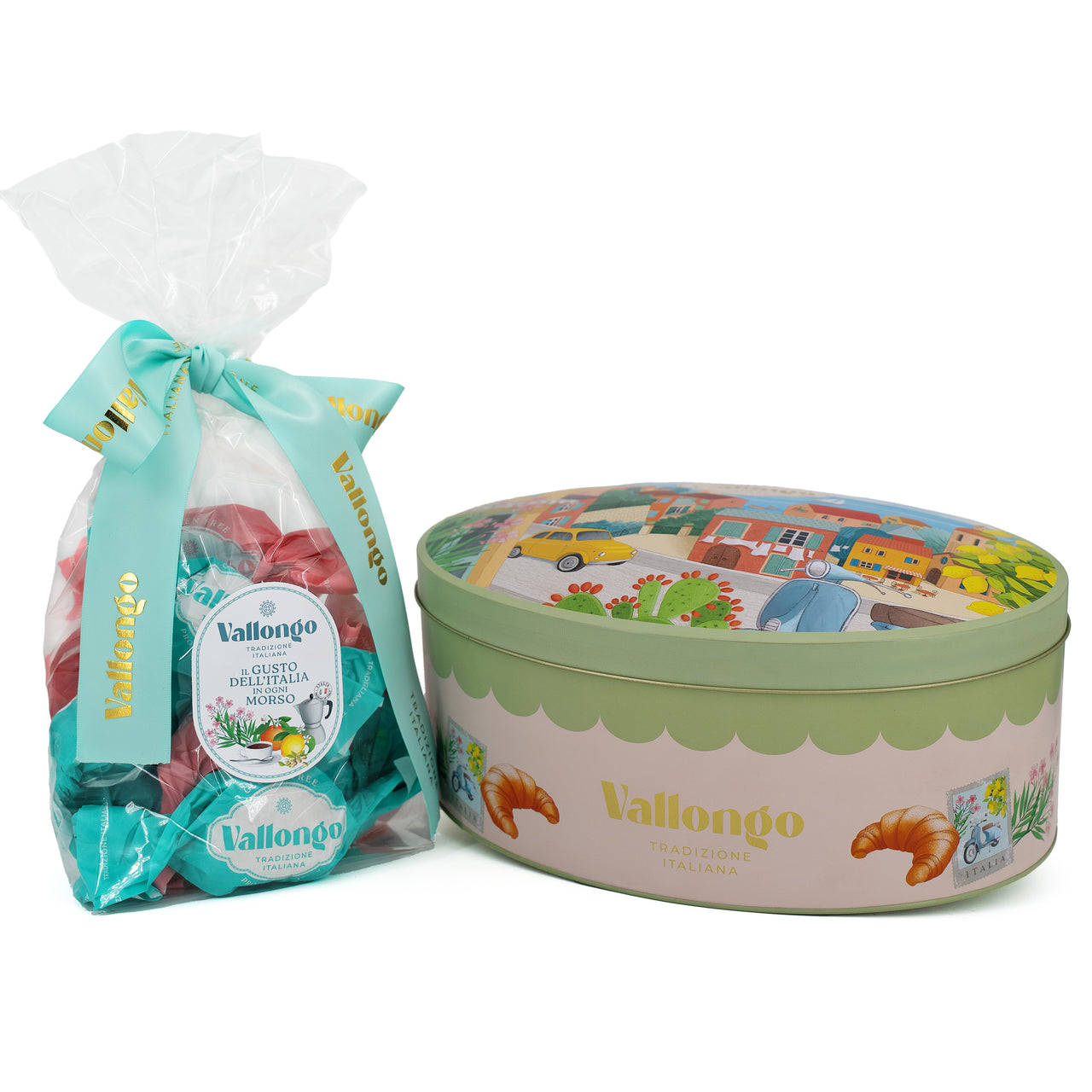 Baci di Dama in Latta di Metallo