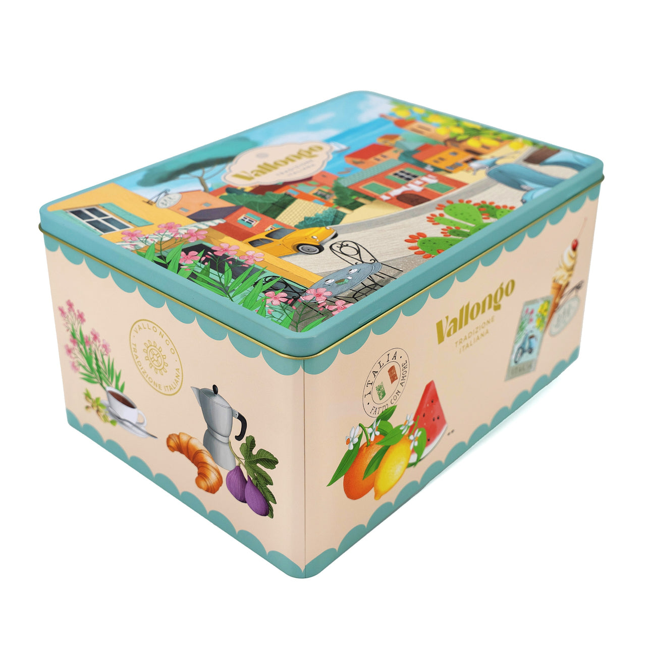 Panettone z Owocami Kandyzowanymi i Rodzynkami 750 g, Krem Pistacjowy 40% 210 g, Nożyk w Prezencie