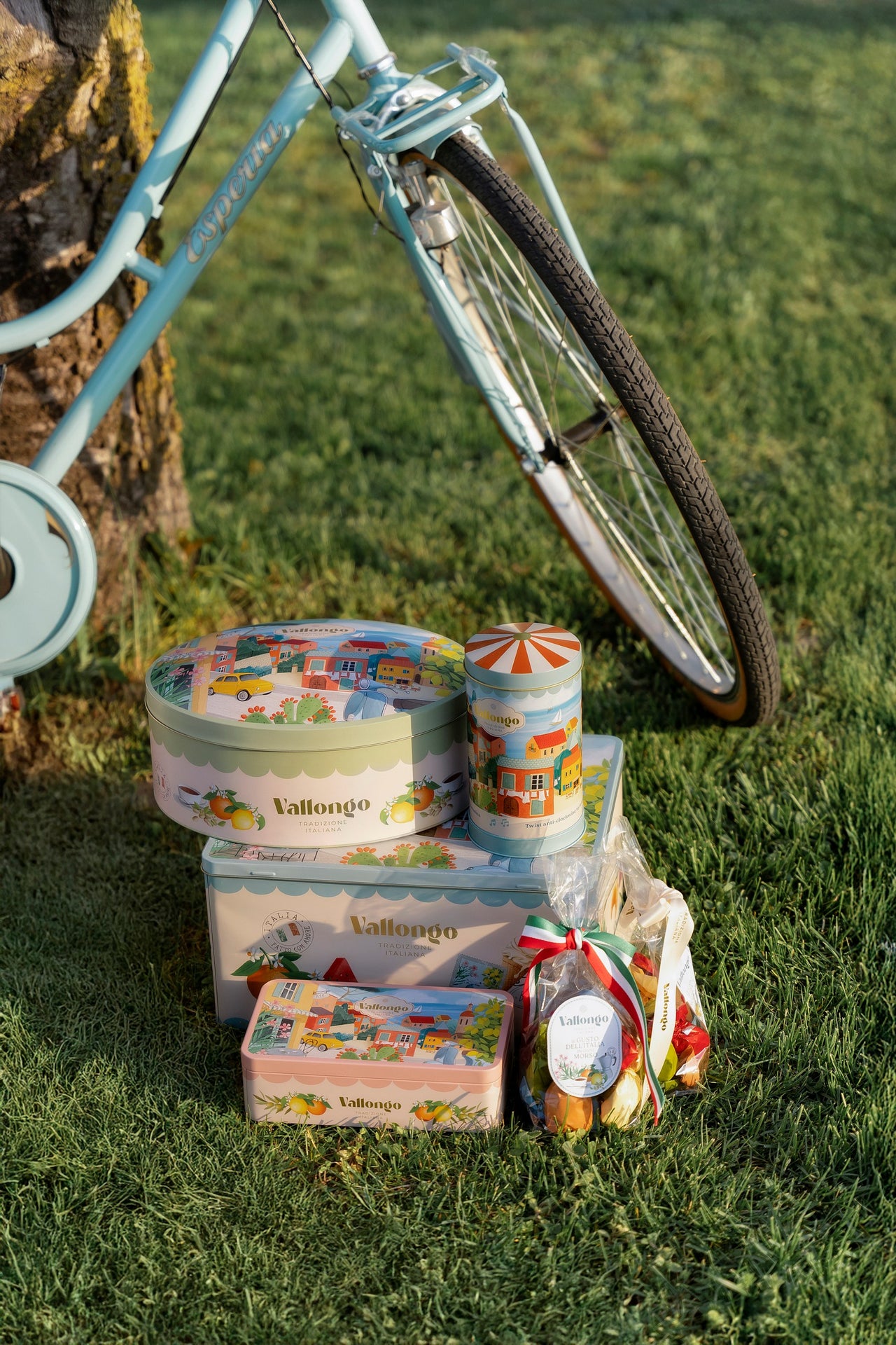 COLOMBA Wielkanocne Drożdżowe Ciasto ze Skórkami Pomarańczowymi z Sycylii 500 g w Dużej Owalnej Puszce