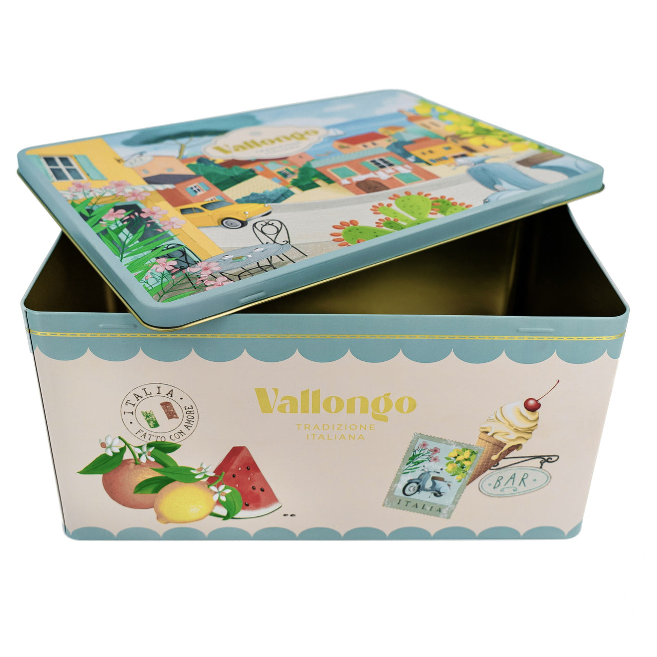 Panettone z Owocami Kandyzowanymi i Rodzynkami 750 g, Krem Pistacjowy 40% 210 g, Nożyk w Prezencie