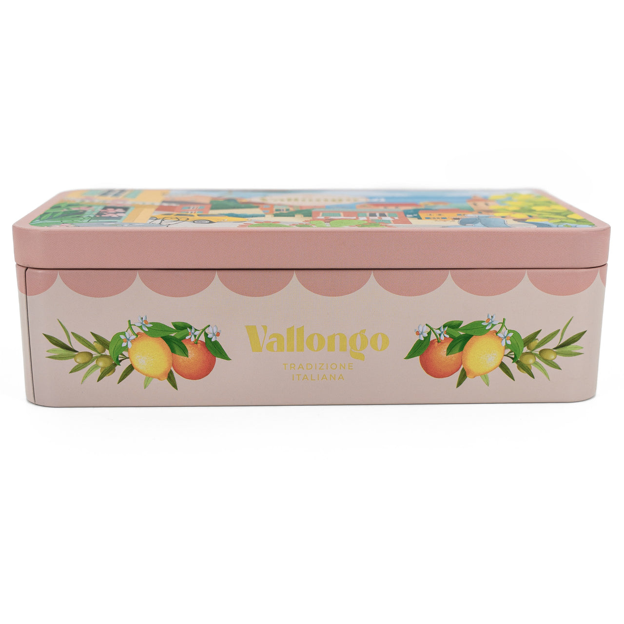 CZEKOLADKI Z NADZIENIEM O SMAKU RUMU, LIMONCELLO I BRZOSKWINI-AMARETTO W METALOWEJ PUSZCE 180 G