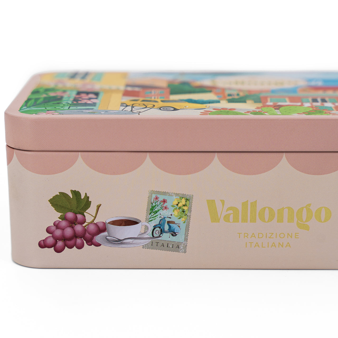 CZEKOLADKI Z NADZIENIEM O SMAKU RUMU, LIMONCELLO I BRZOSKWINI-AMARETTO W METALOWEJ PUSZCE 180 G