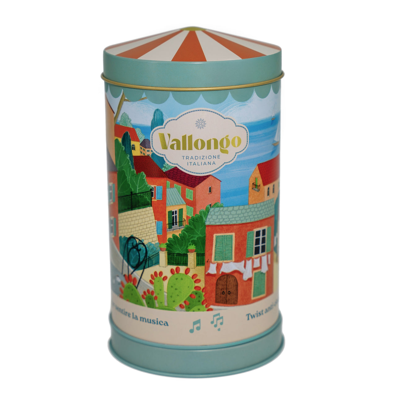 Panettone Classico Senza Glassa 100 g Nella Coloratissima Latta Musicale