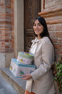 Thumbnail for COLOMBA Wielkanocne Drożdżowe Ciasto ze Skórkami Pomarańczowymi z Sycylii 500 g w Dużej Owalnej Puszce