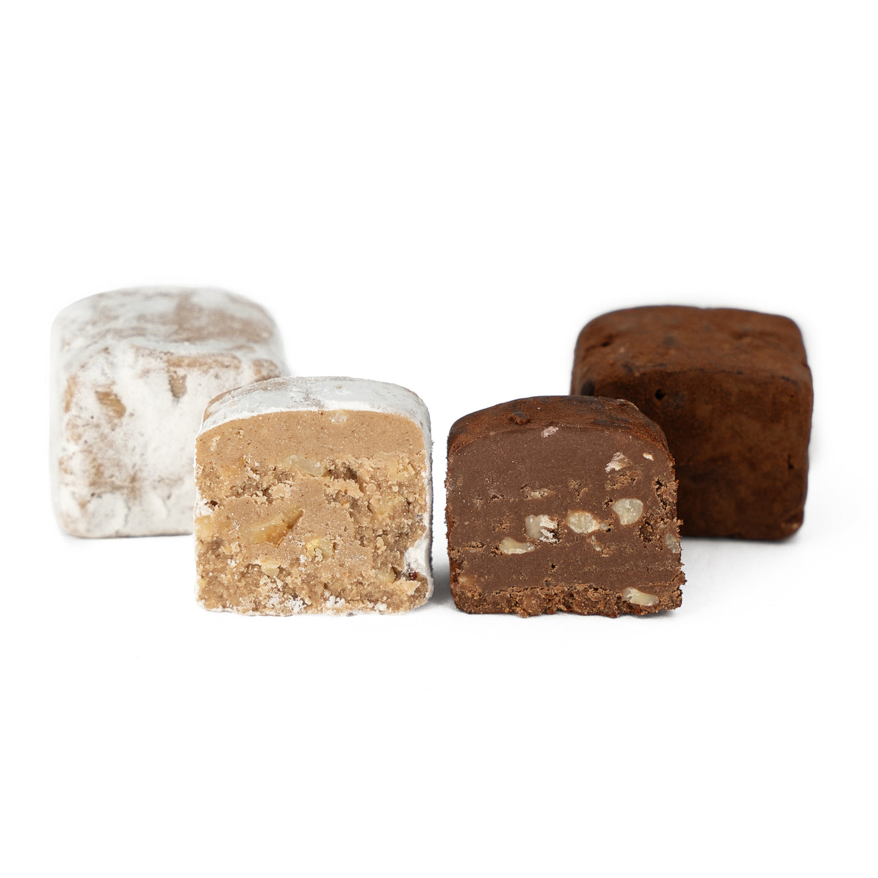 TRUFLE- CZEKOLADKI Z PRAŻONYMI ORZECHAMI LASKOWYMI W OZDOBNEJ METALOWEJ PUSZCE