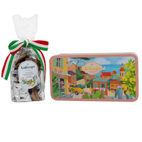 Thumbnail for TRUFLE- CZEKOLADKI Z PRAŻONYMI ORZECHAMI LASKOWYMI W OZDOBNEJ METALOWEJ PUSZCE